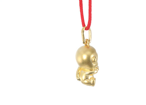 24K Gold Monkey Pendant