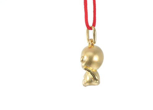 24K Gold Monkey Pendant