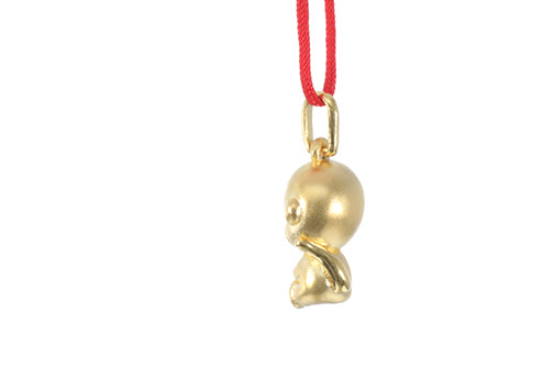 24K Gold Monkey Pendant