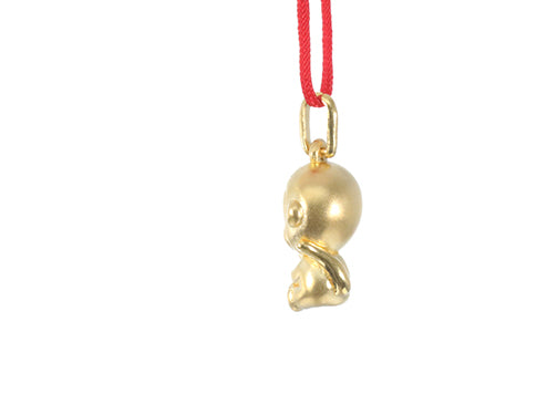 24K Gold Monkey Pendant