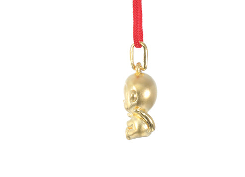 24K Gold Monkey Pendant