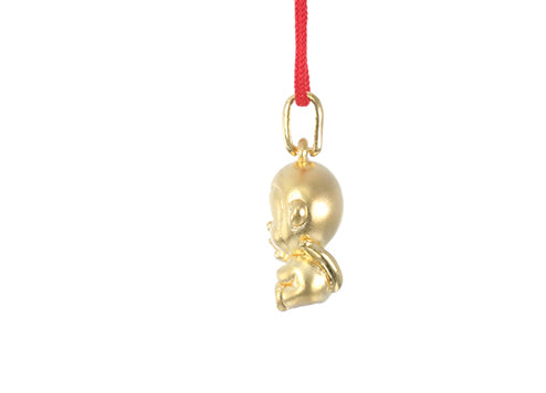 24K Gold Monkey Pendant