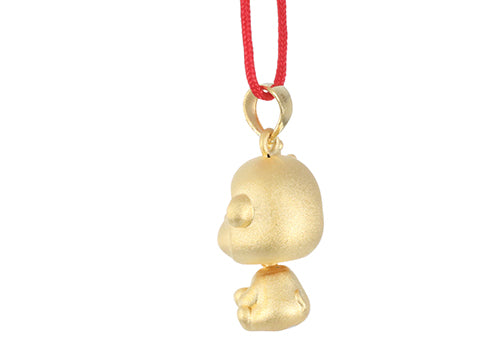 24K Gold Monkey Pendant