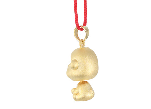 24K Gold Monkey Pendant