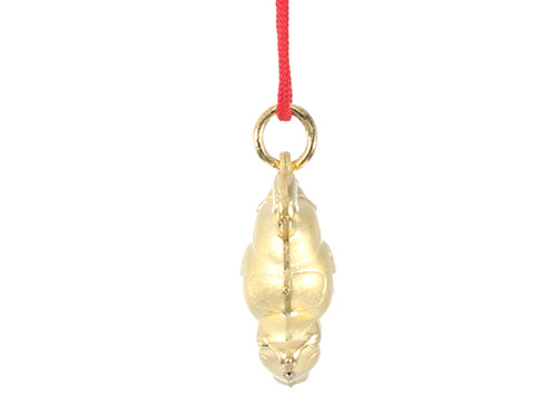 24K Gold Ox Pendant