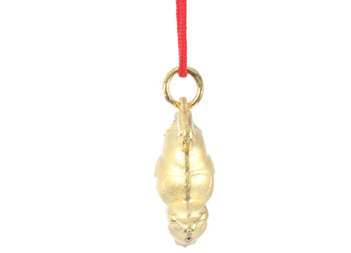 24K Gold Ox Pendant