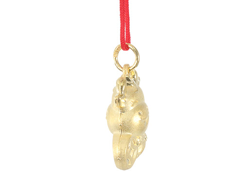 24K Gold Ox Pendant