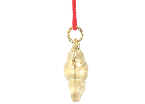 24K Gold Ox Pendant