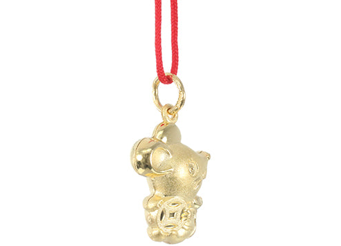 24K Gold Mouse Pendant