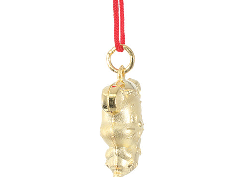 24K Gold Rat Pendant