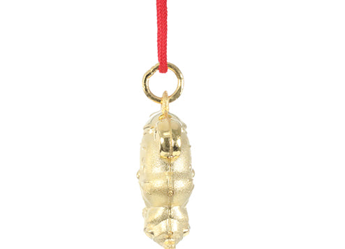 24K Gold Rat Pendant