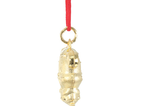 24K Gold Rat Pendant