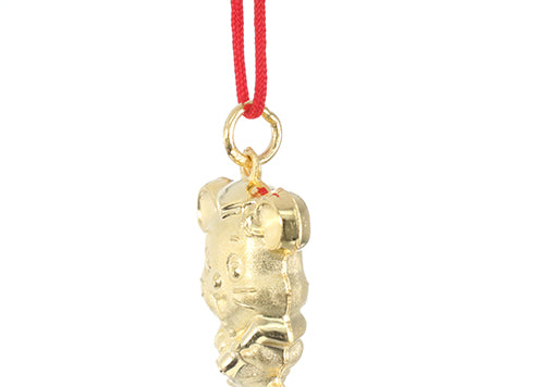 24K Gold Rat Pendant